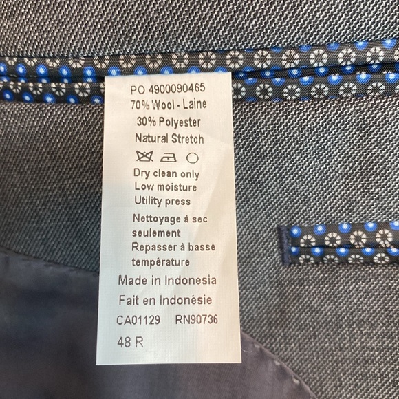 Grey Ralph Lauren 48 R suit - Picture 8 of 9